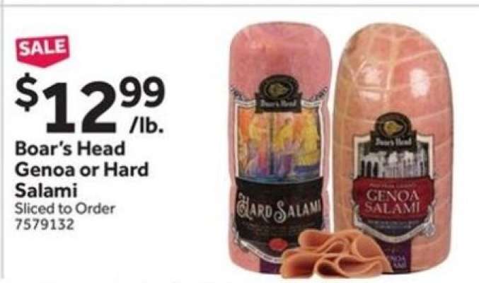 Boar's Head Genoa or Hard Salami