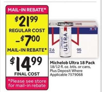 Michelob Ultra 18 Pack