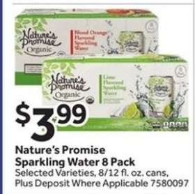 Nature's Promise Sparkling Water 8 Pack