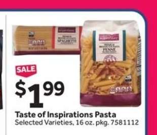 Taste of Inspirations Pasta
