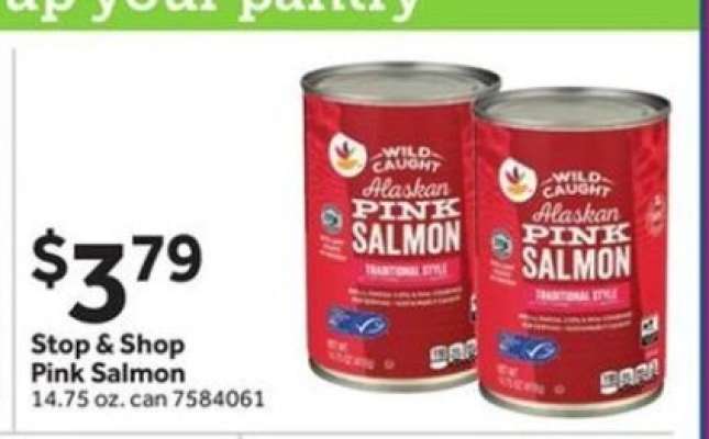 Stop & Shop Pink Salmon
