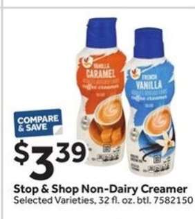 Stop & Shop Non-Dairy Creamer