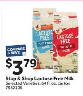 Stop & Shop Lactose Free Milk
