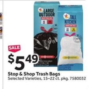 Stop & Shop Trash Bags