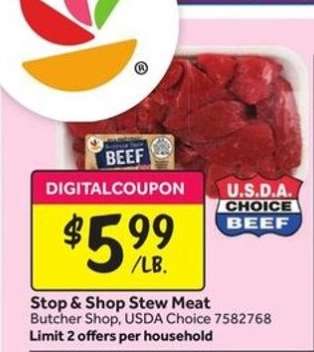 Stop & Shop Stew Meat