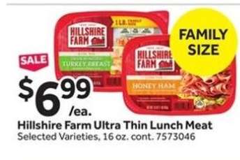 Hillshire Farm Ultra Thin Lunch Meat