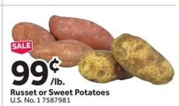 Russet or Sweet Potatoes