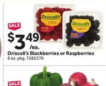Driscoll's Blackberries or Raspberries