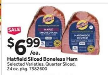 Hatfield Sliced Boneless Ham