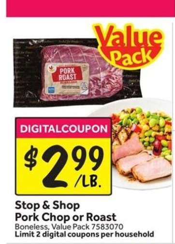 Stop & Shop Pork Chop or Roast