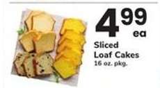 Sliced Loaf Cakes