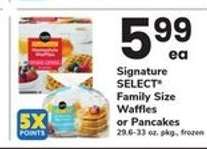 Signature SELECT Family Size Waffles or Pancakes