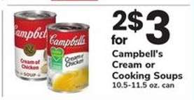Campbell's Cream or Cooking Soups