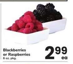 Blackberries or Raspberries