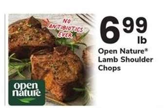 Open Nature Lamb Shoulder Chops