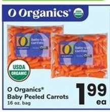 O Organics Baby Peeled Carrots