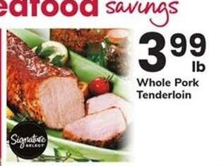 Whole Pork Tenderloin
