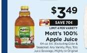 Mott's 100% Apple Juice