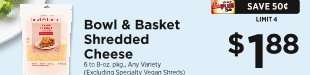 Bowl & Basket Shredded Cheese