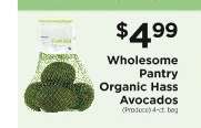 Wholesome Pantry Organic Hass Avocados