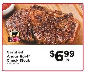 Certified Angus Beef Chuck Steak