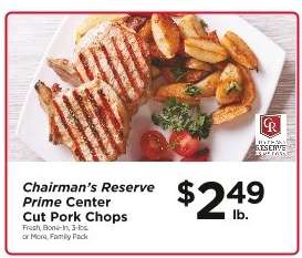 Chairman's Reserve Prime Center Cut Pork Chops