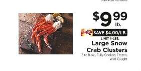 Large Snow Crab Clusters