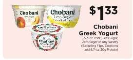 Chobani Greek Yogurt