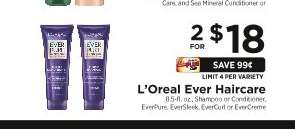 L'Oreal Ever Haircare