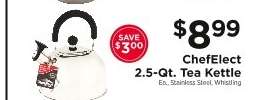 ChefElect 2.5-Qt. Tea Kettle