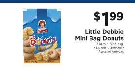 Little Debbie Mini Bag Donuts