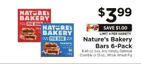 Nature's Bakery Bars 6-Pack