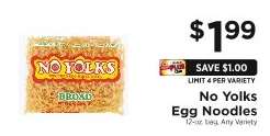 No Yolks Egg Noodles