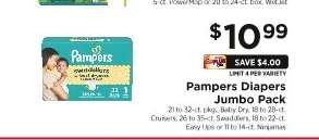 Pampers Diapers Jumbo Pack
