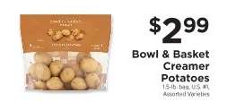 Bowl & Basket Creamer Potatoes