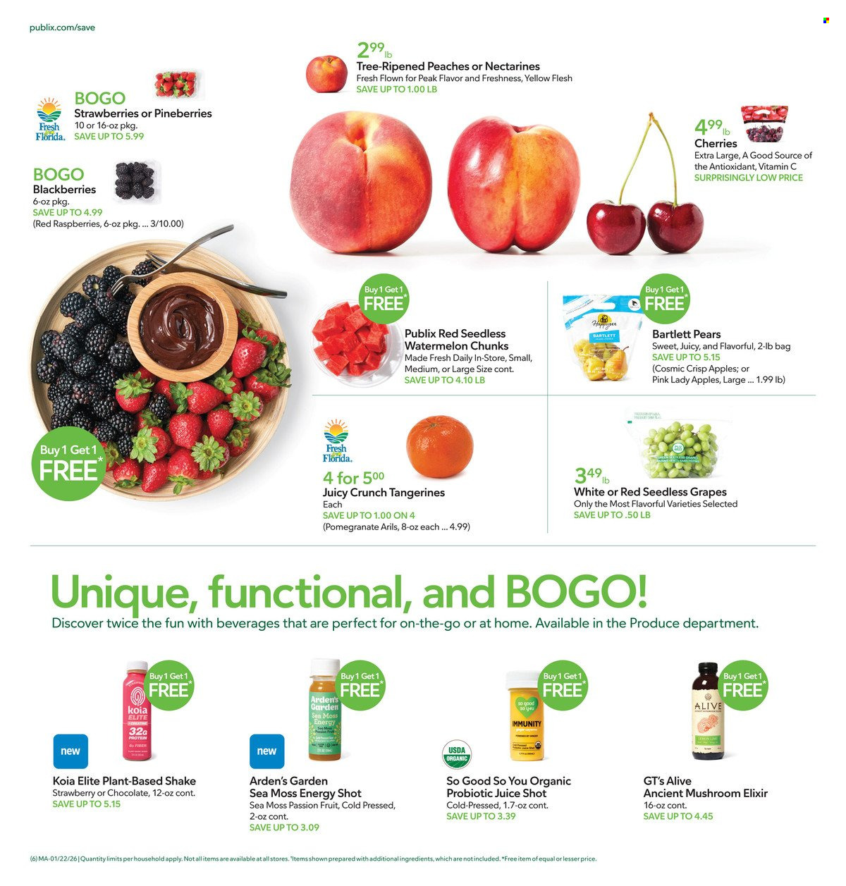 Publix ad - 01/22/2026 - 01/28/2026. Page 6
