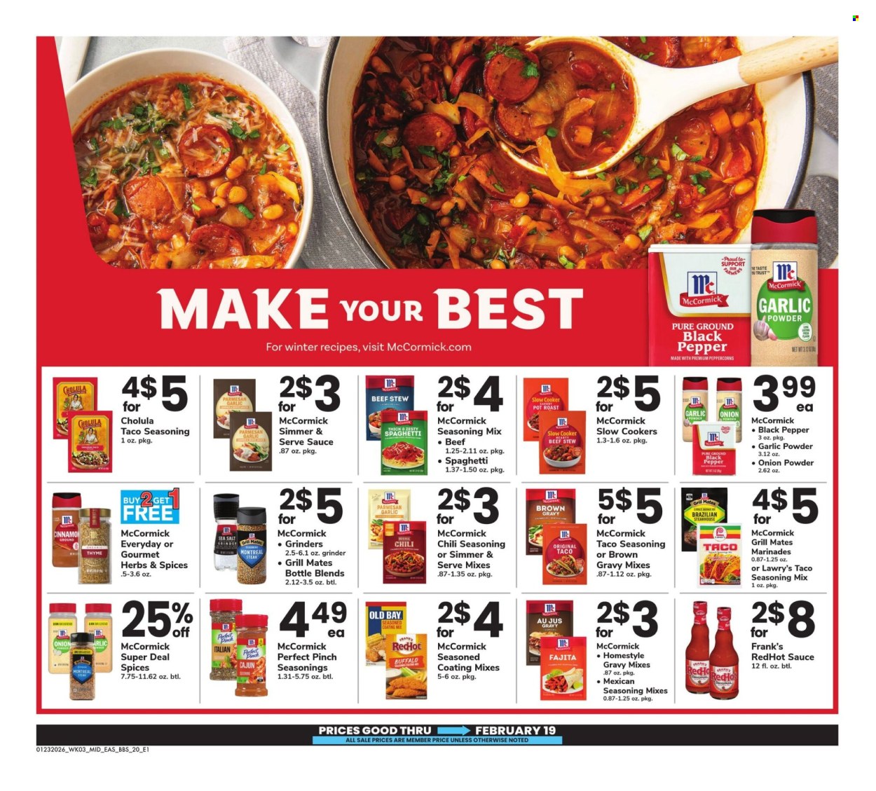 Safeway ad - 01/23/2026 - 02/19/2026. Page 20
