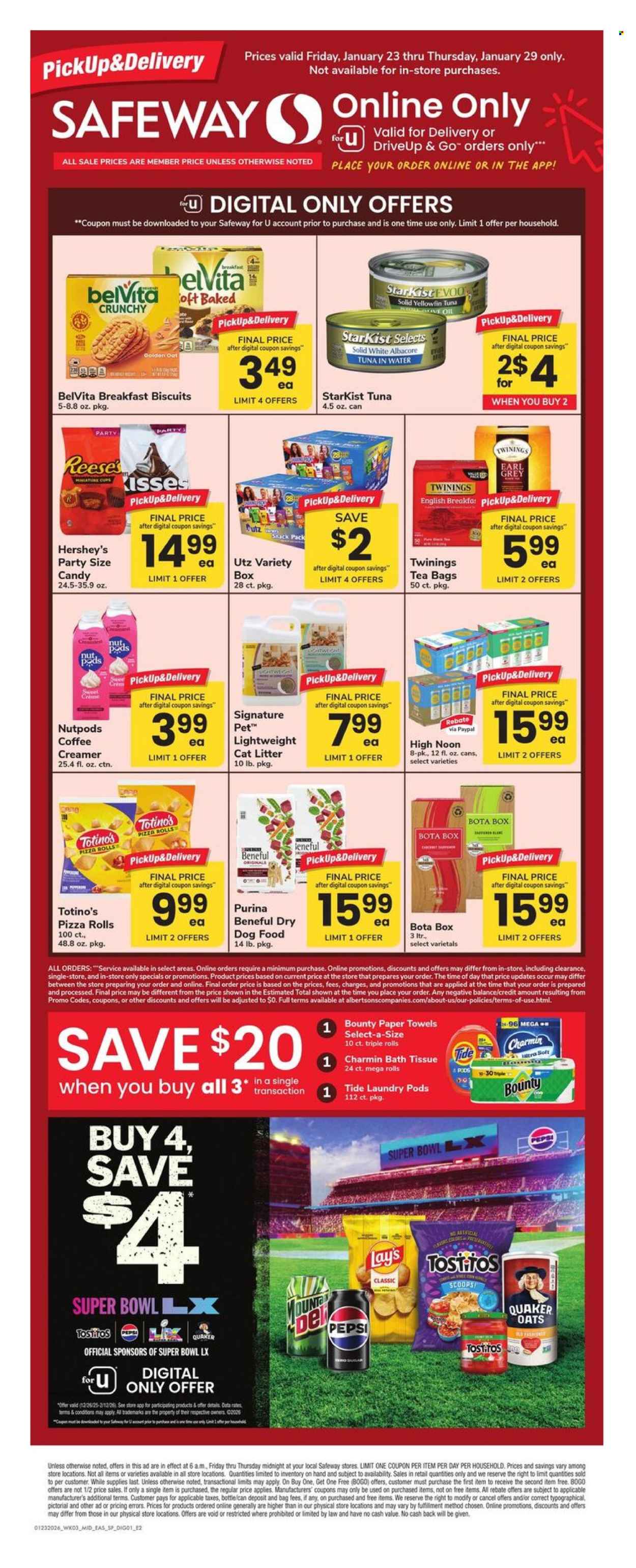 Safeway ad - 01/23/2026 - 01/29/2026. Page 1