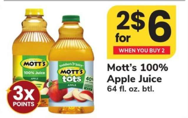 Mott's 100% Apple Juice