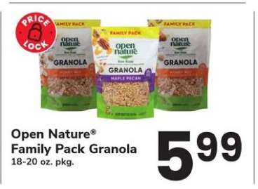 Open Nature Family Pack Granola