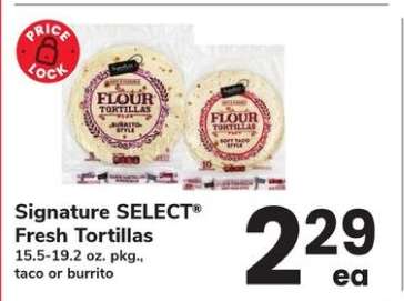 Signature SELECT Fresh Tortillas