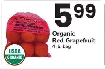 Organic Red Grapefruit