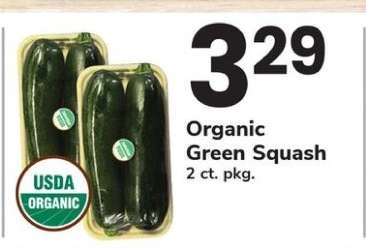 Organic Green Squash