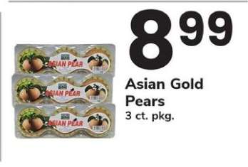Asian Gold Pears