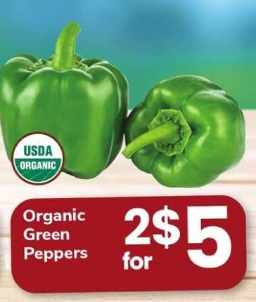 Organic Green Peppers