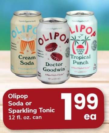 Olipop Soda or Sparkling Tonic