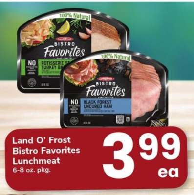 Land O'Frost Bistro Favorites Lunchmeat