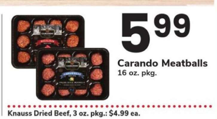 Carando Meatballs