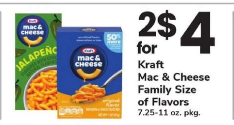 Kraft Mac & Cheese Family Size of Flavors