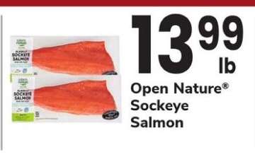 Open Nature Sockeye Salmon